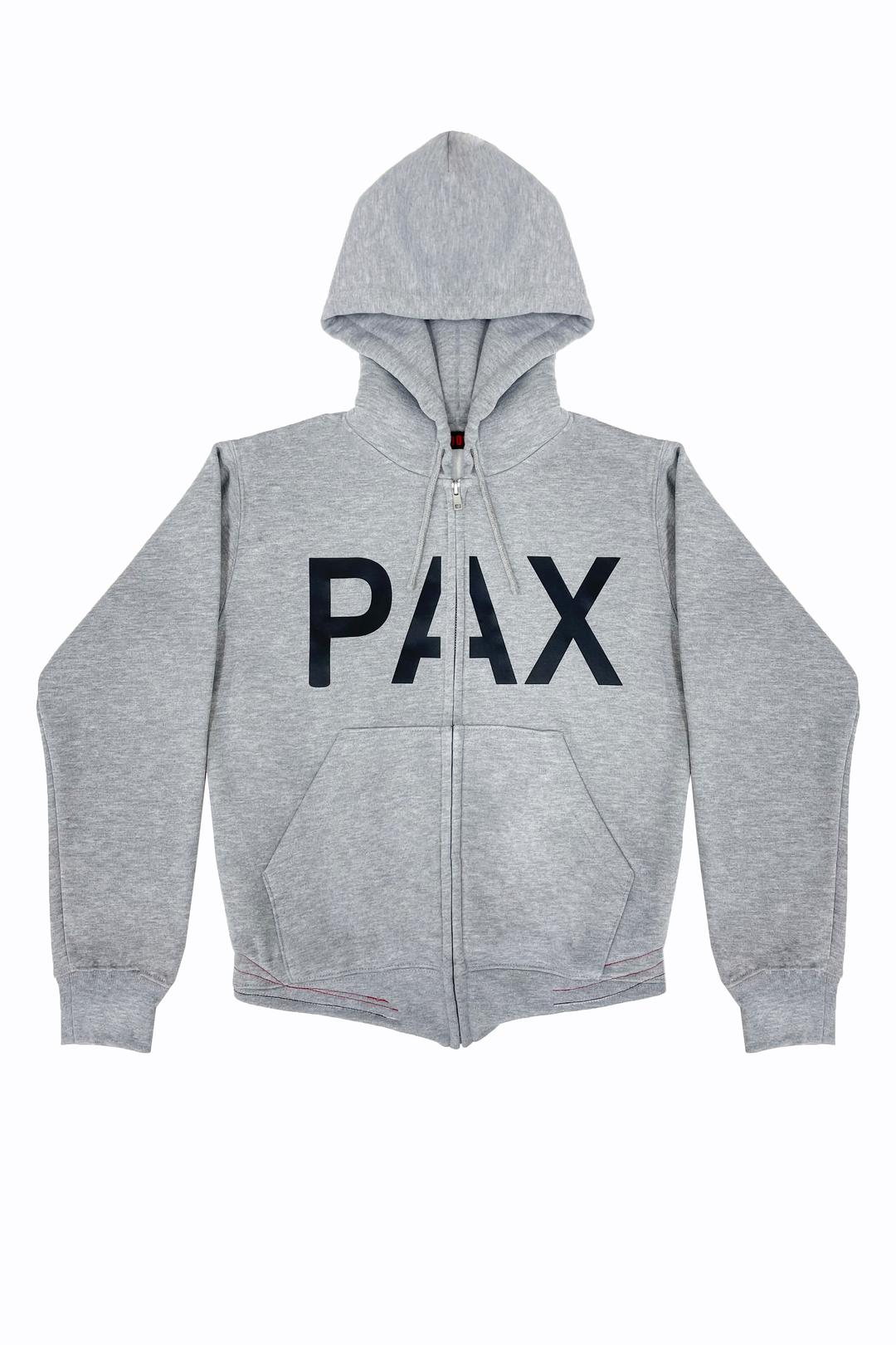 PAX ZIP-UP HOODIES (grey)