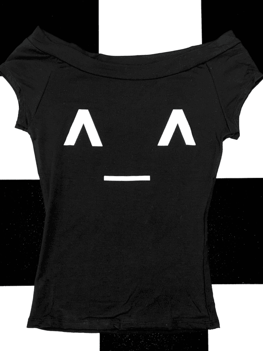 HAPPI BOATNECK TOP IN BLACK