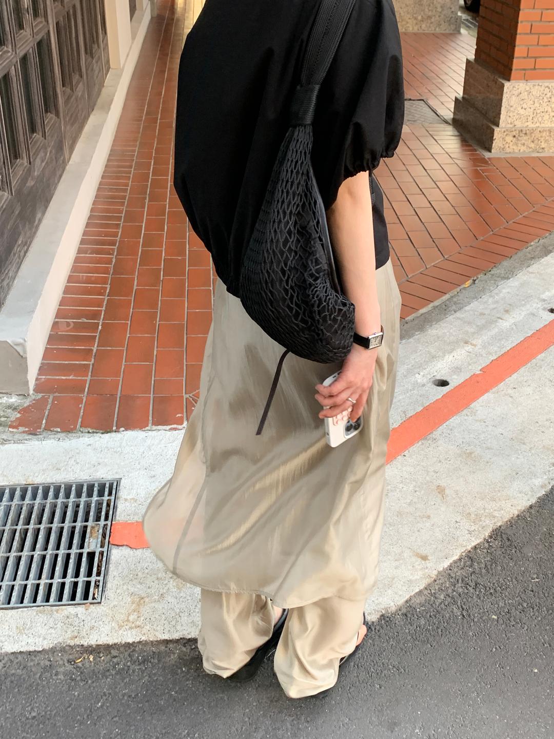 [리어스 제작] 루어 랩 스커트 & 팬츠 SET (light-khaki)