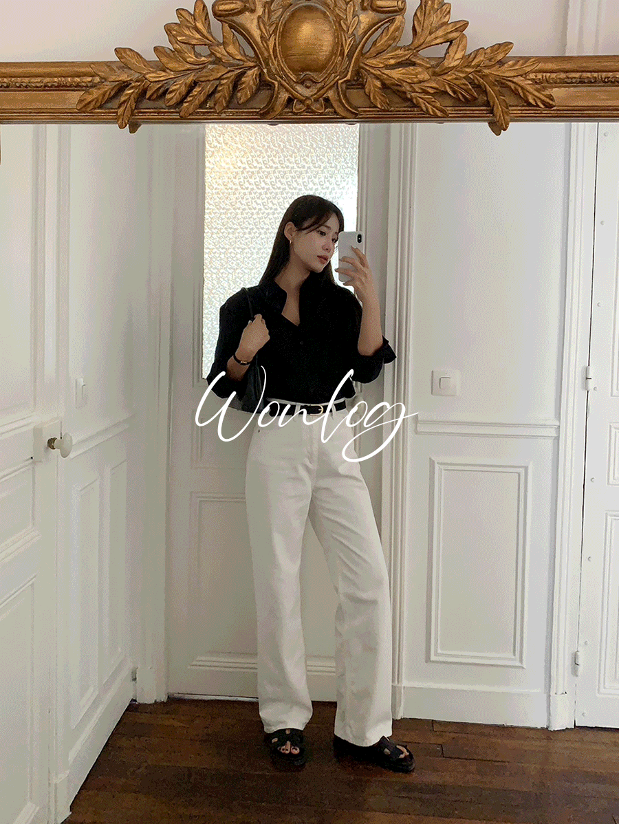 원로그 [+네추럴 컬러/누적 7만장] WONT 코튼 어글리 팬츠