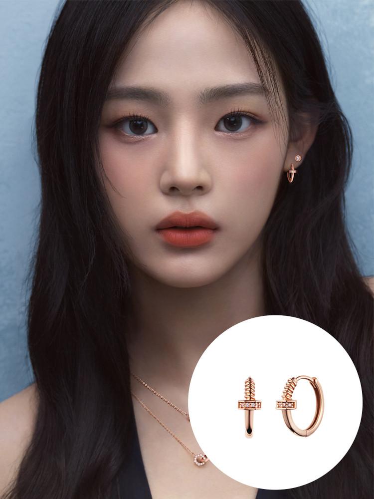 [스톤헨지] [민지's Pick] 커넥션 14K 원터치 귀걸이 T2062
