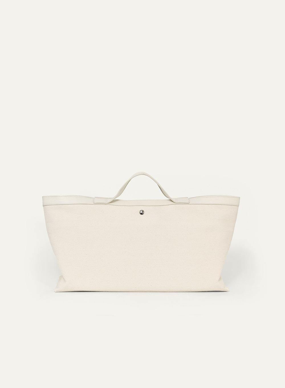 [Re-order] Posell Canvas Tote Bag Raw-White