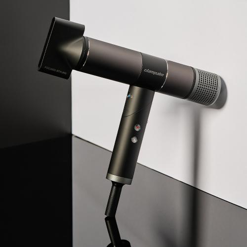 글램시크 에어 트립 GP716BK (블랙) 프리볼트 여행용 접이식 헤어 드라이기