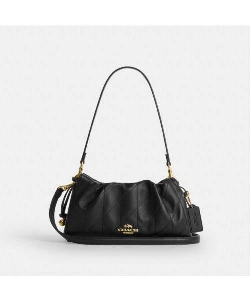 페이 숄더 백 위드 퀼팅 CCZ54 IMBLK