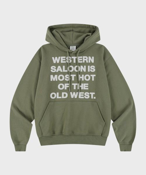 TYPO HOODIE KHAKI