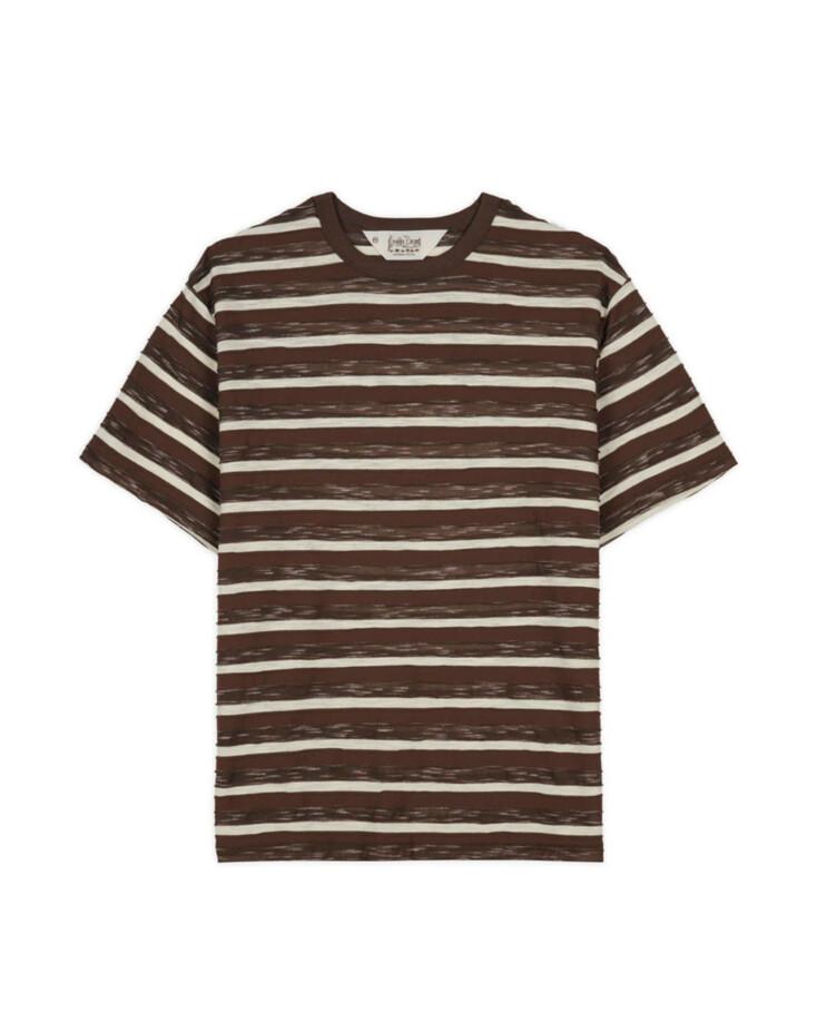 Casey Striped T-Shirt [Coffee]