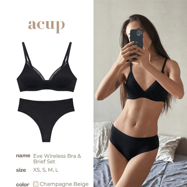 Eve Wireless Bra x Calla Brief Set