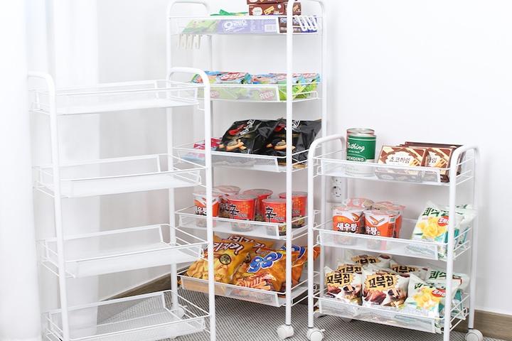 과자진열대 이동식 선반 트롤리 수납장