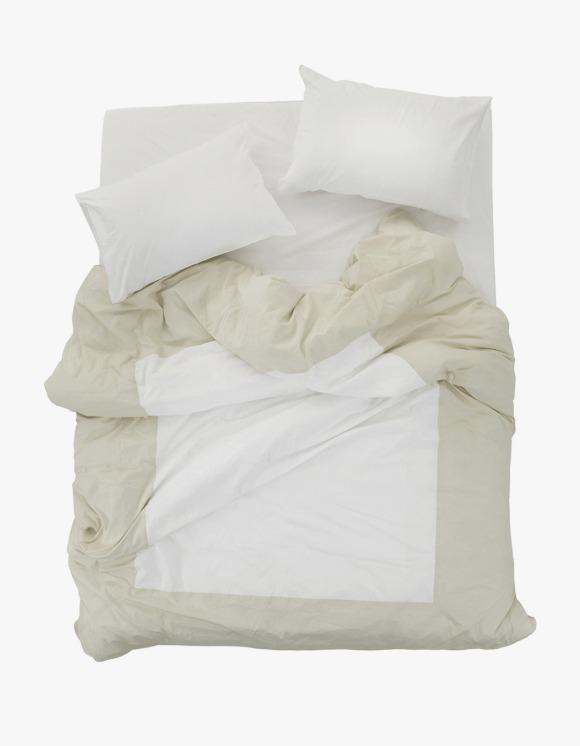 Island Duvet Cover - Ivory/White