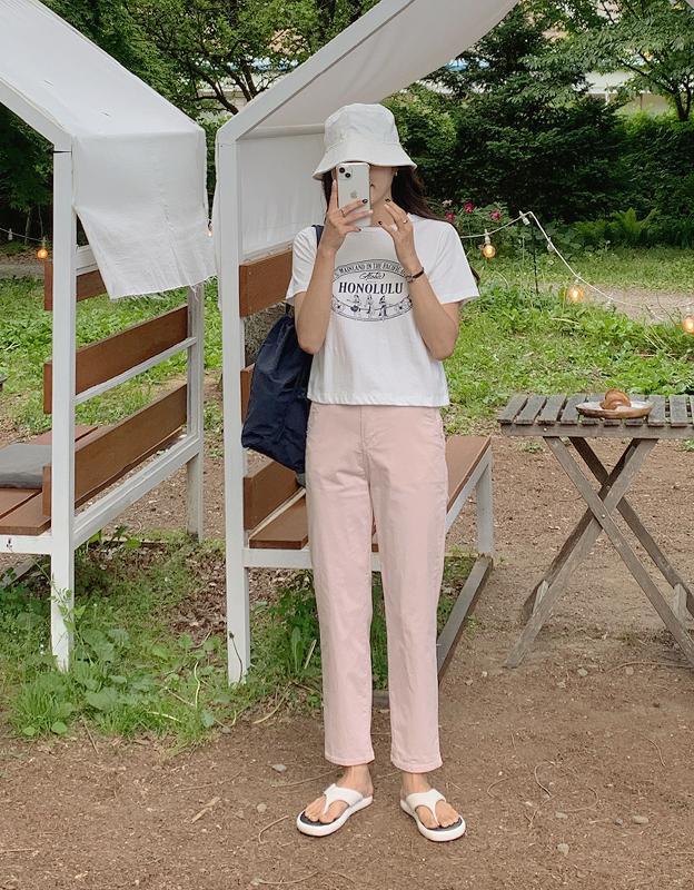 [일부당일발송][made] *러브프롬* 세이크 썸머 히든밴딩 팬츠 (히든밴딩)