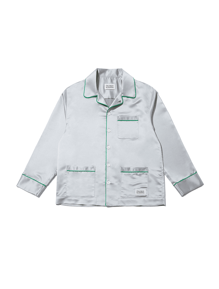 ■샤이니 키 착용■ Greenwich Wang Pajama Set Up - Silver Grey