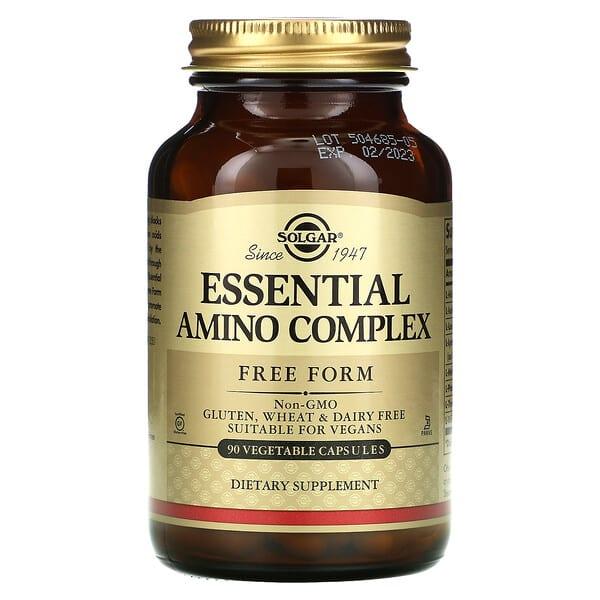 Solgar, 필수 아미노 복합체, 베지 캡슐 90정