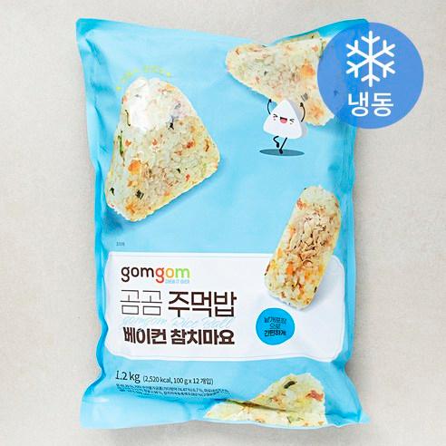 곰곰 주먹밥 베이컨 참치마요 (냉동), 100g, 12개입