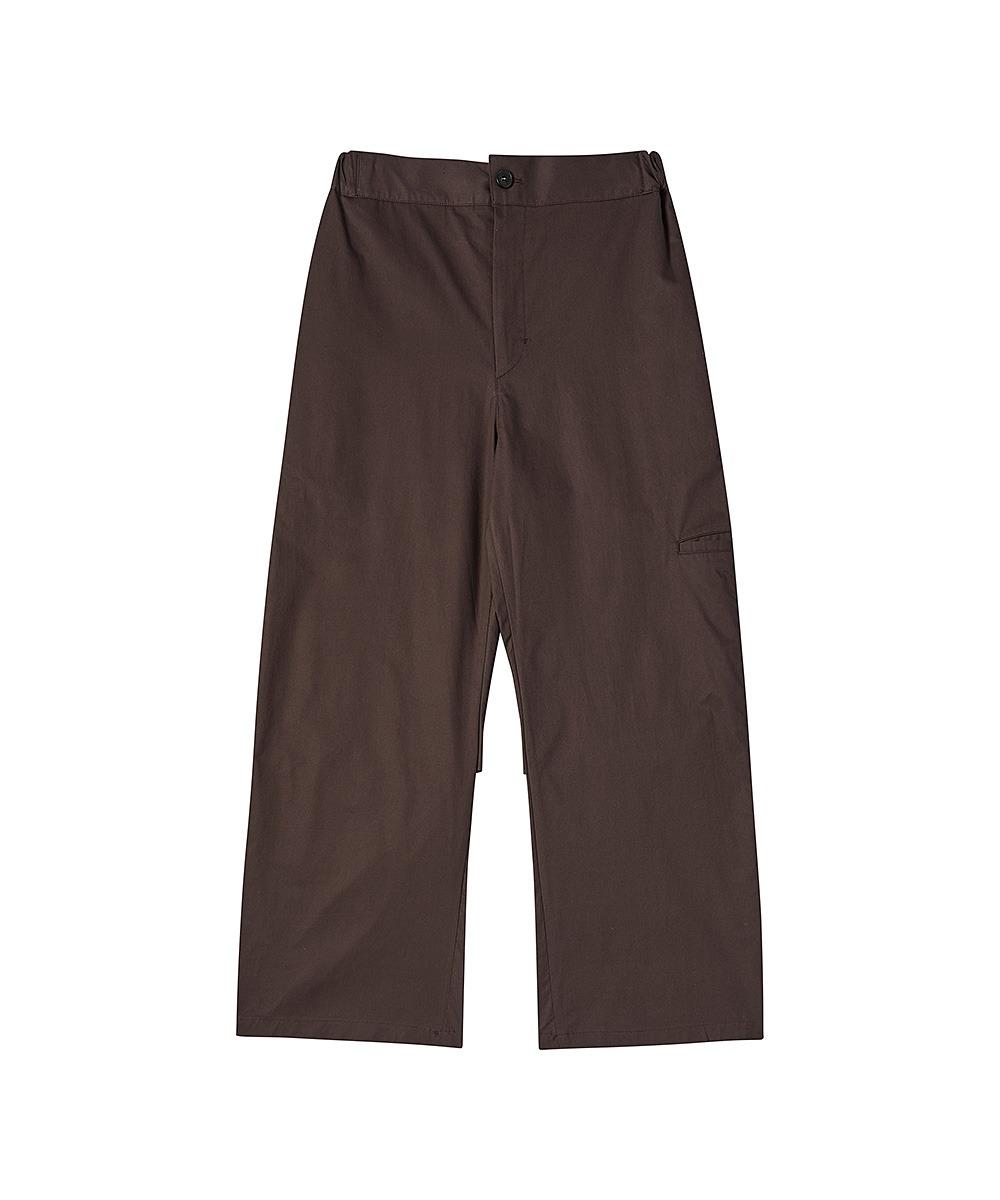 llud Incision Pocket Pants Brown
