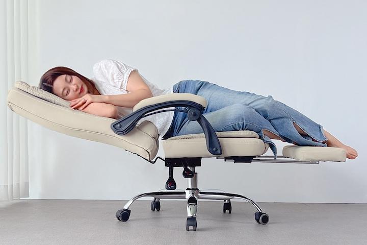 침대형의자 재규어 베드체어 컴퓨터 사무 학생용 리클라이닝 의자 3colors