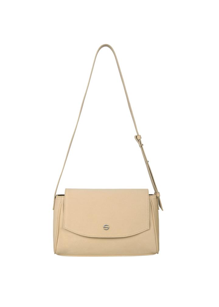 Capture bag mini - suede light beige