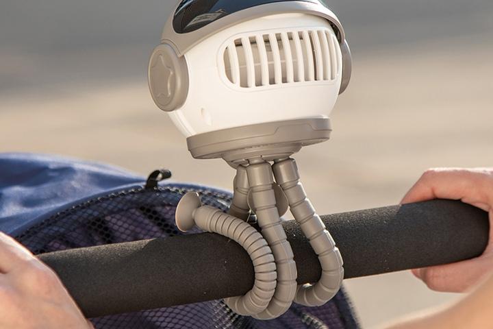 문어발 걸이 대용량 4000mAh 자동회전 휴대용 무선 선풍기