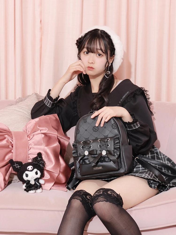 クロミ型押し合皮リュック