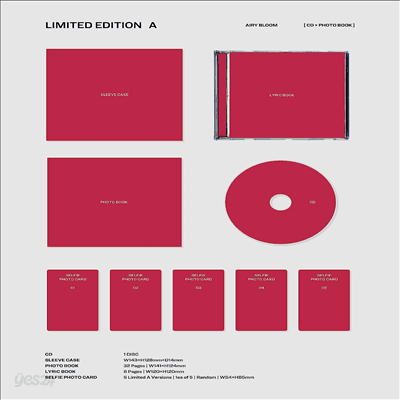 르세라핌 (Le Sserafim) - Unforgiven (Limited Edition - A)(CD+Photobook)(미국빌보드집계반영)(CD)