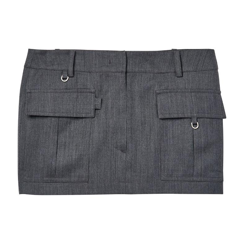 [3/18 예약 배송] CORP MINISKIRT (GREY)