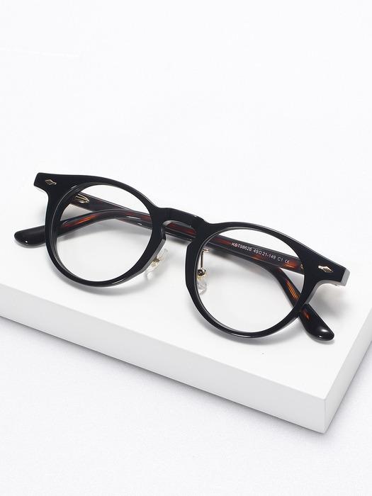98626 아세테이트 풀프레임 뿔테안경 C1 블랙