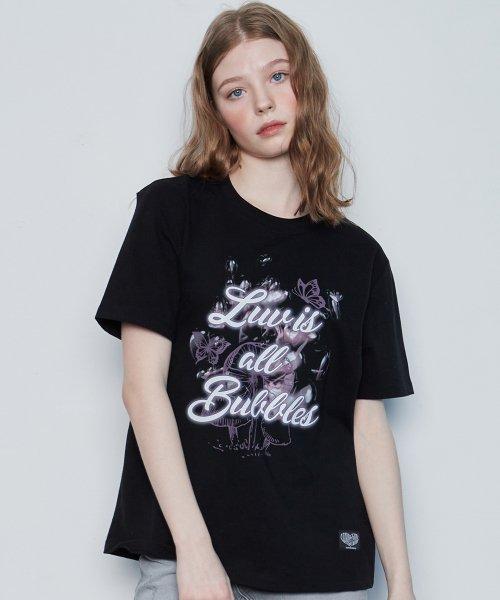 IN BUBBLE TEE(BLACK)