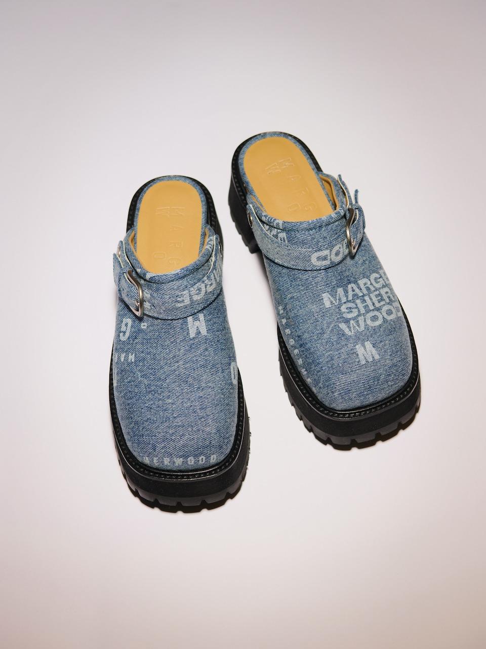 70's CLOGS_denim