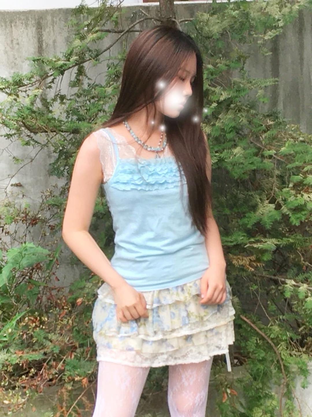 블루 프릴 슬리브리스 | 후루츠패밀리