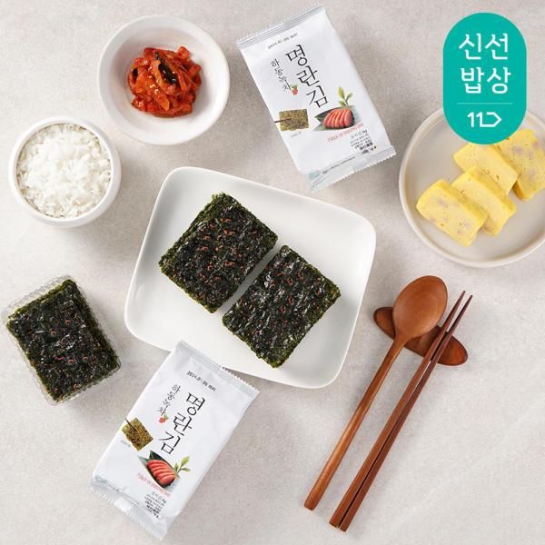 [2개이상무배]하동녹차명란김 6g 24봉, 전장김 30g 8봉 외 선물세트