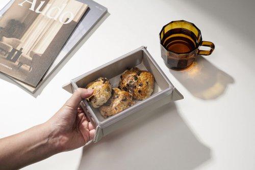 FoldiBox 2 Series without accessories. Lunch box. Placemat.