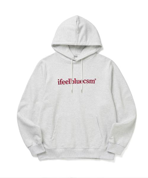 아이필블루씨에스엠(IFEELBLUECSM)  Ifeelbluecsm Hoodie Light Grey - 사이즈 & 후기 | 무신사