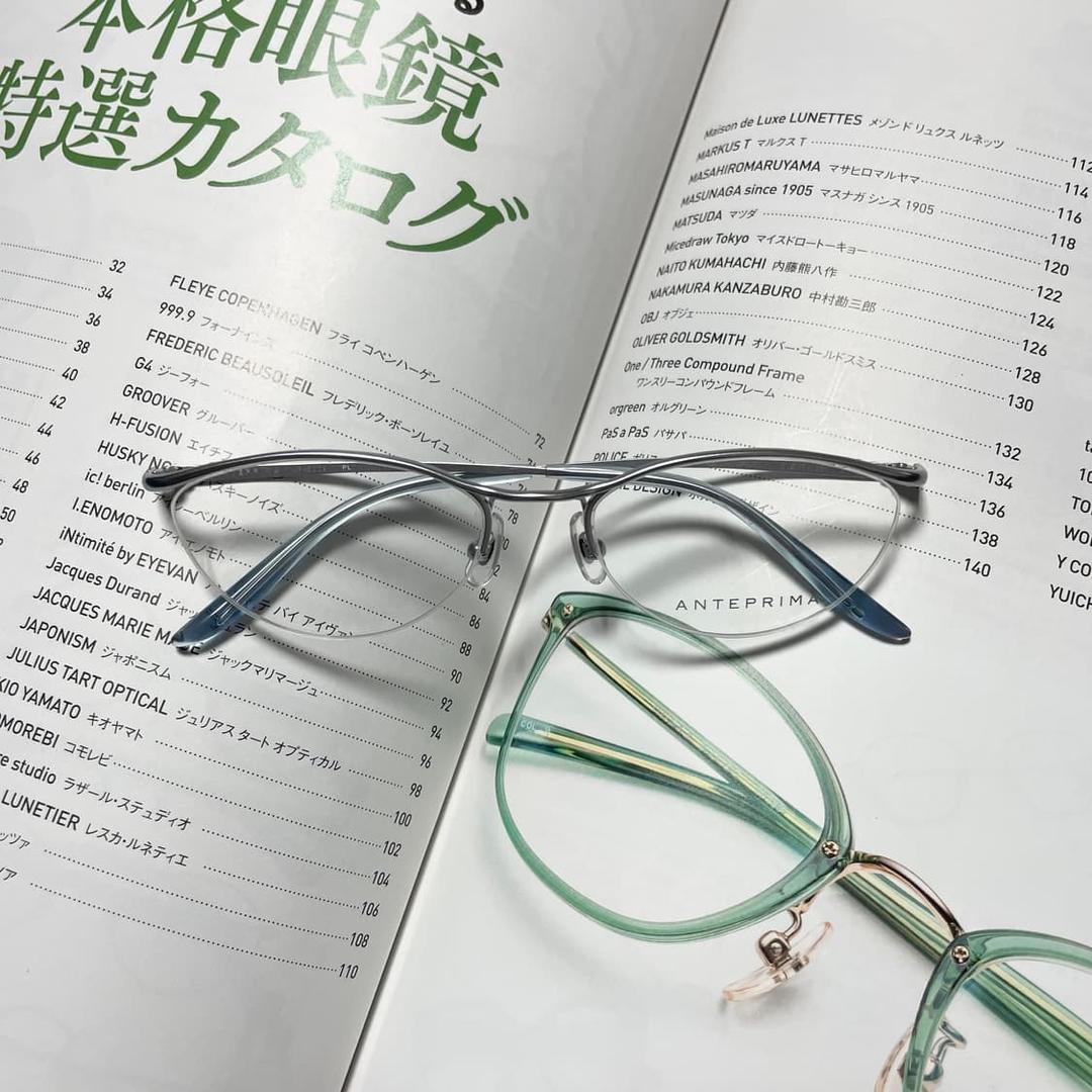 ANTEPRIMA 안테프리마 탑브릿지 반무테 일본 안경