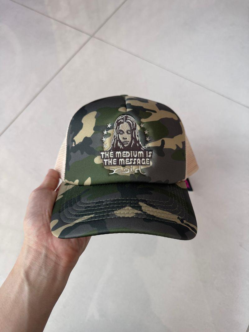 star face camo cap