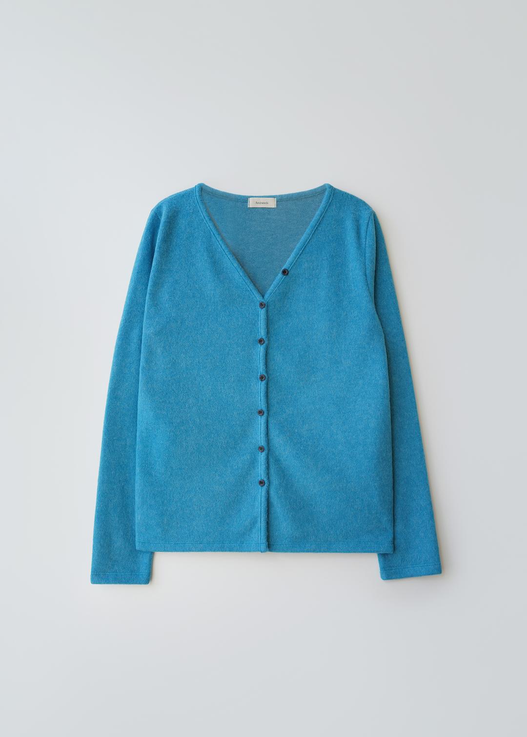 앤니즈 Basel v-neck cardigan (blue)