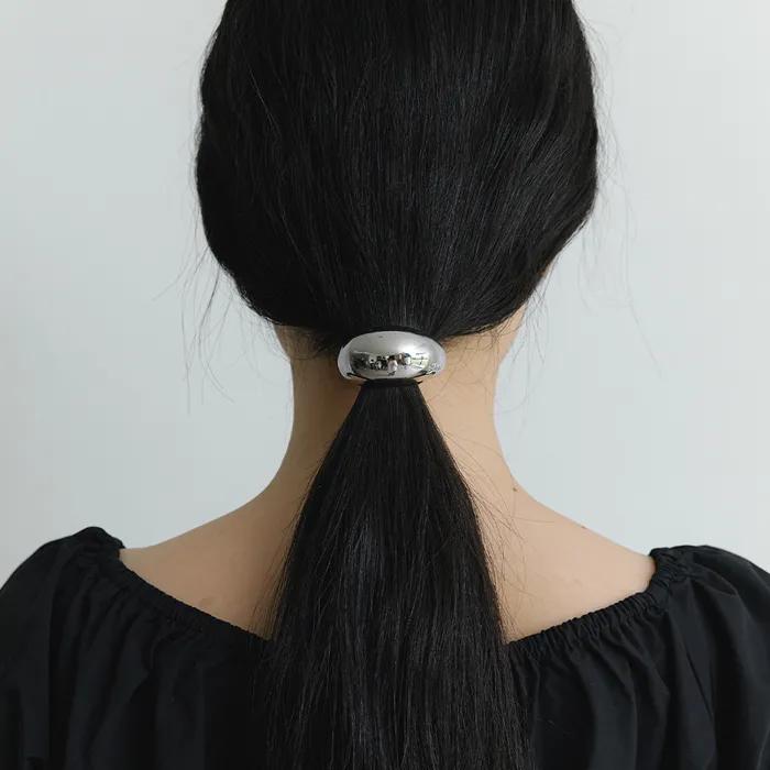 Rom hair tie_silver