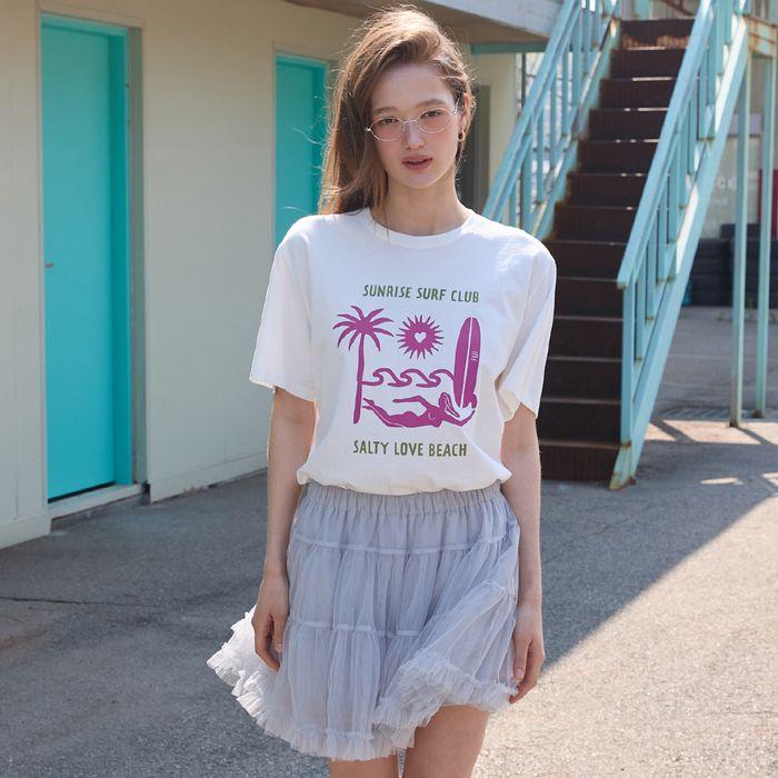 SALTY BEACH T-SHIRT WHITE