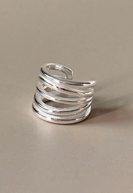 마벨 파이브라인 실버925 5줄 은 이어커프 귀찌