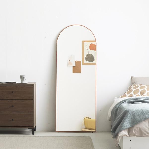 마르디 비산방지 노프레임 아치형 전신거울 600