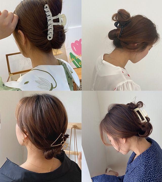 누적판매6만개 심쿵여신룩 데일리 올림머리 반묶음 집게핀 모음 2개이상 구매가능해요 / 4개이상 구매시 사은품 증정