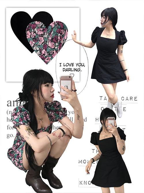 [S/S] MD소장! Ethnic Floral Square Dress (2col)