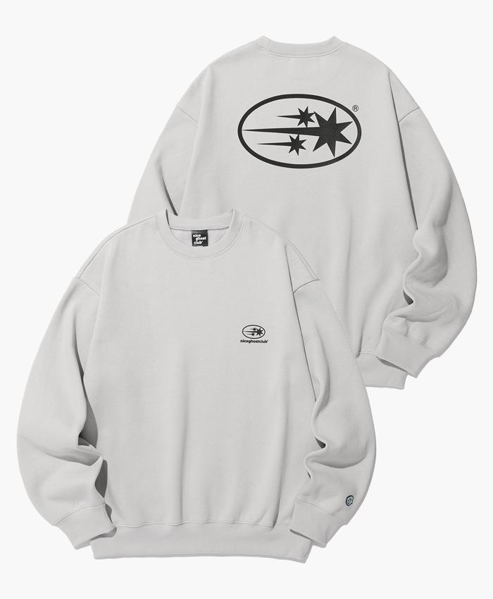 STAR SYMBOL SWEATSHIRTS[LIGHT GREY]