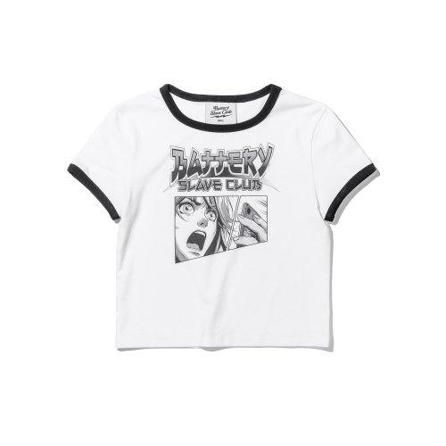 WOMEN B.S.C ANIME TEE  WHITE