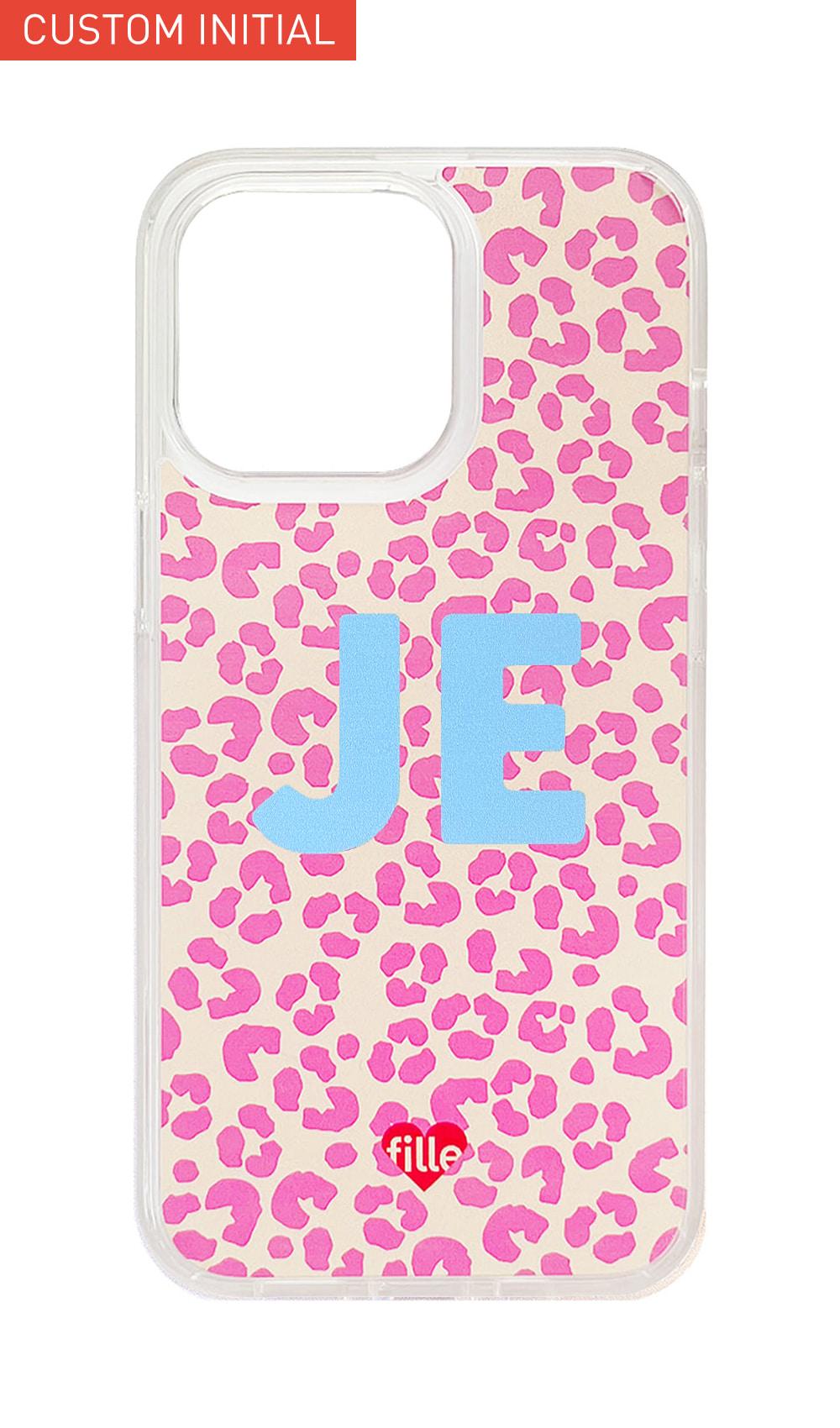 [이니셜 커스텀] 젤하드 Flower iPhone Case - Hot Pink