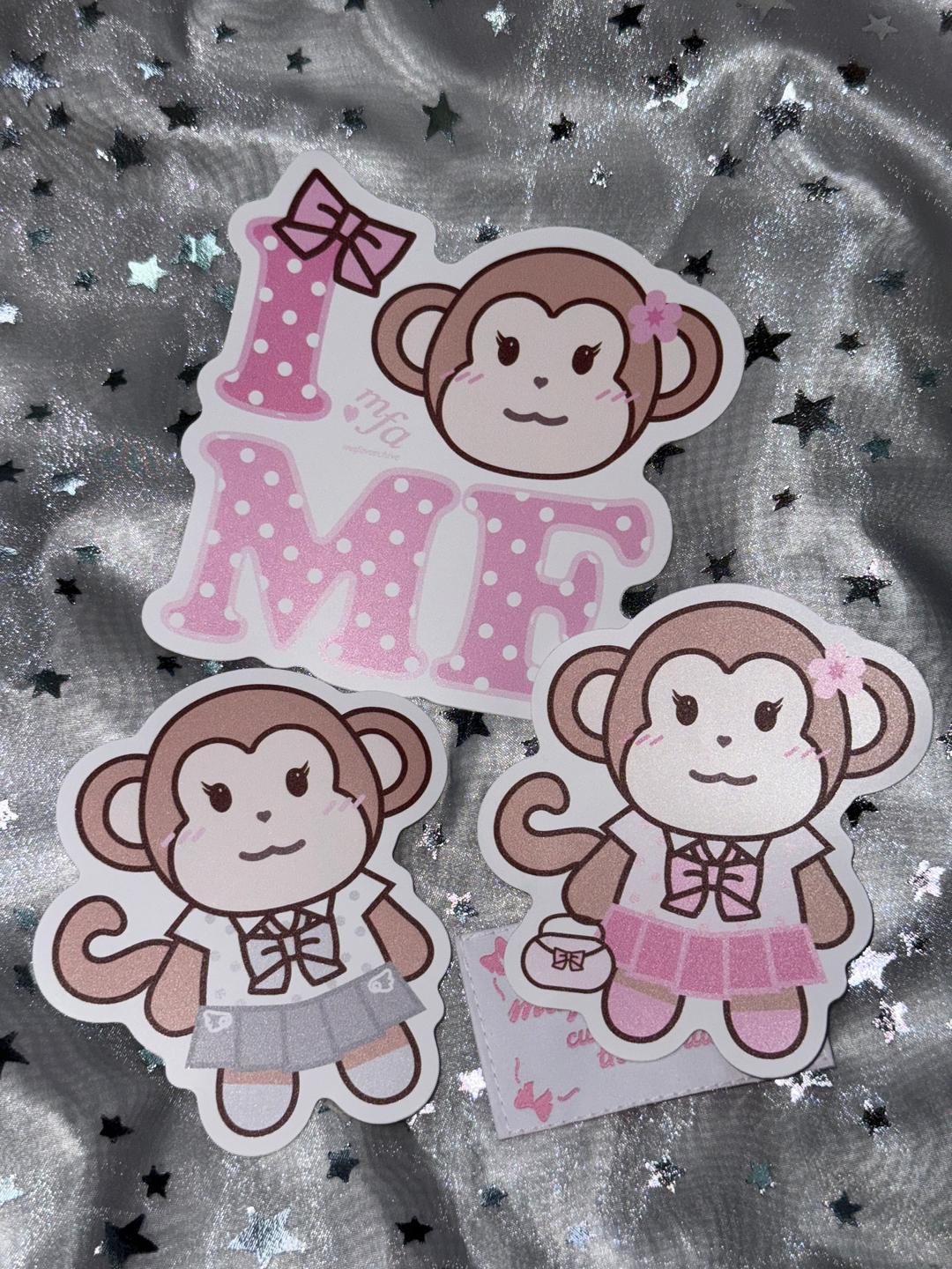 orangee big sticker set