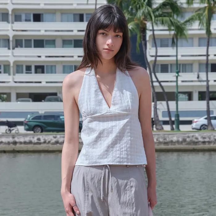 [2nd] Sella Halter Blouse - Ivory