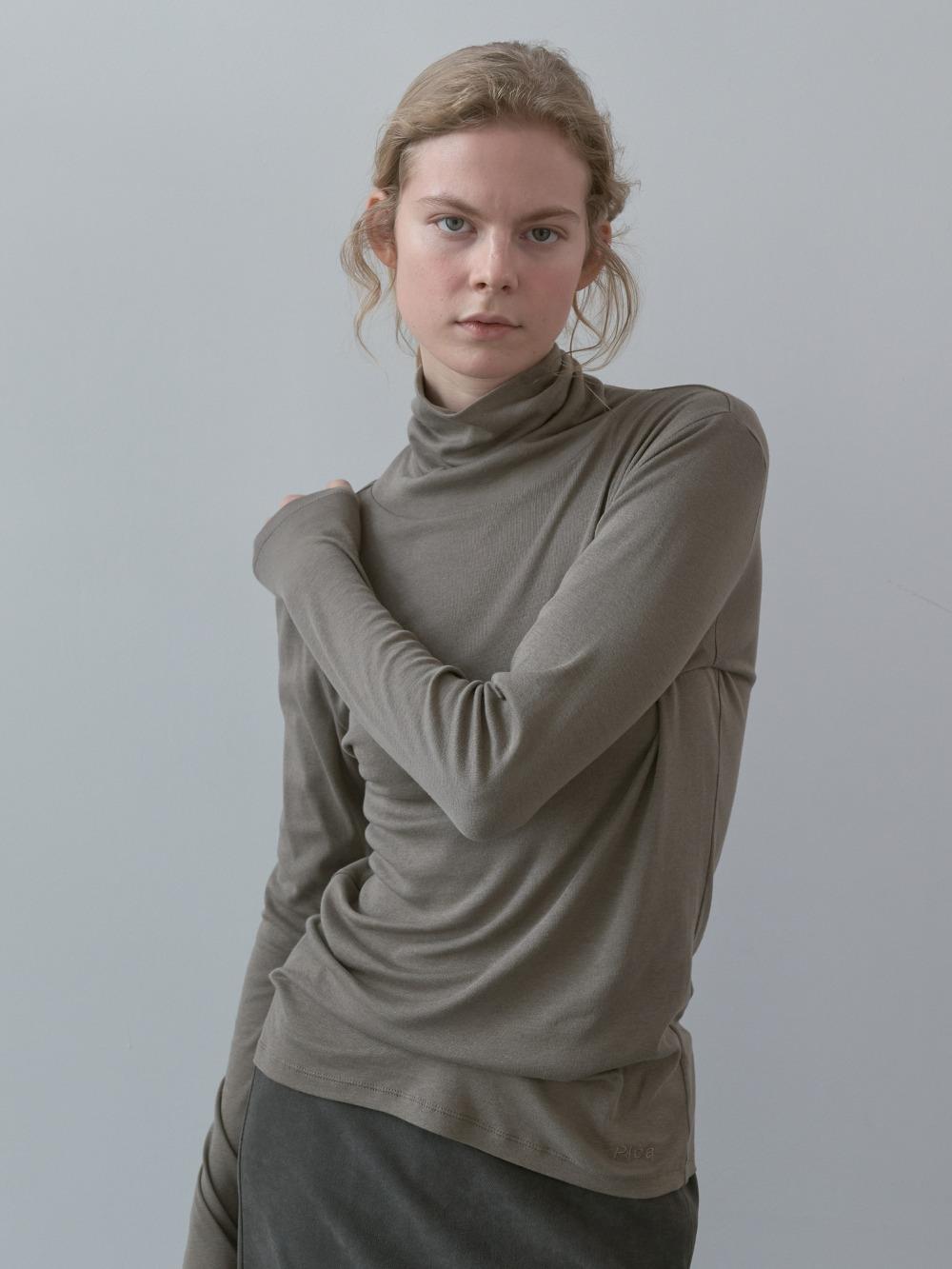 BASIC TURTLENECK LST (beige)