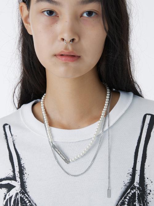 펄 레이어드 네크리스