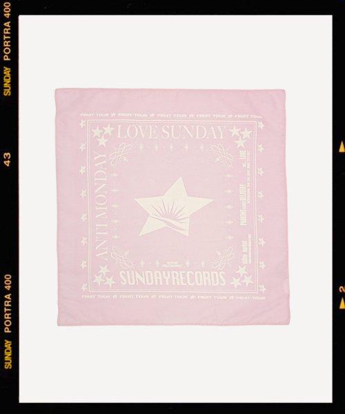 SUNDAY RECORDS BANDANA PINK
