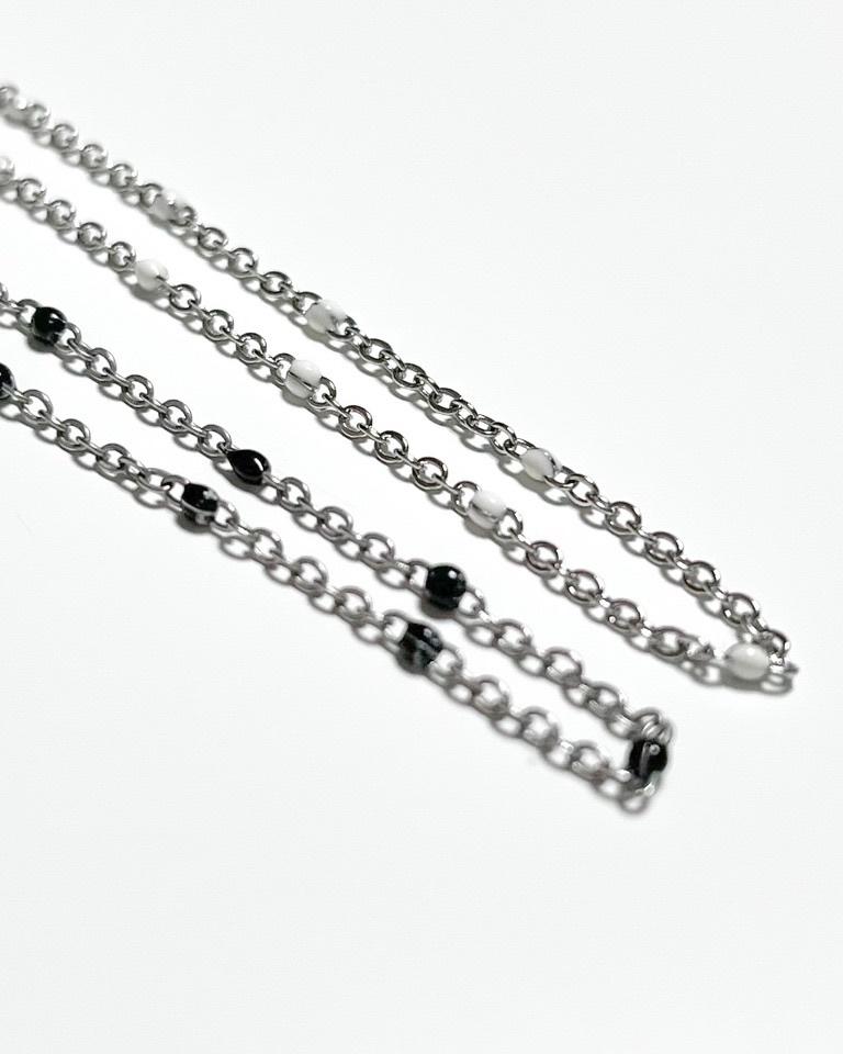 [IF메이드_all써지컬] 베이직 비즈체인 네크리스 basic beads chain necklace