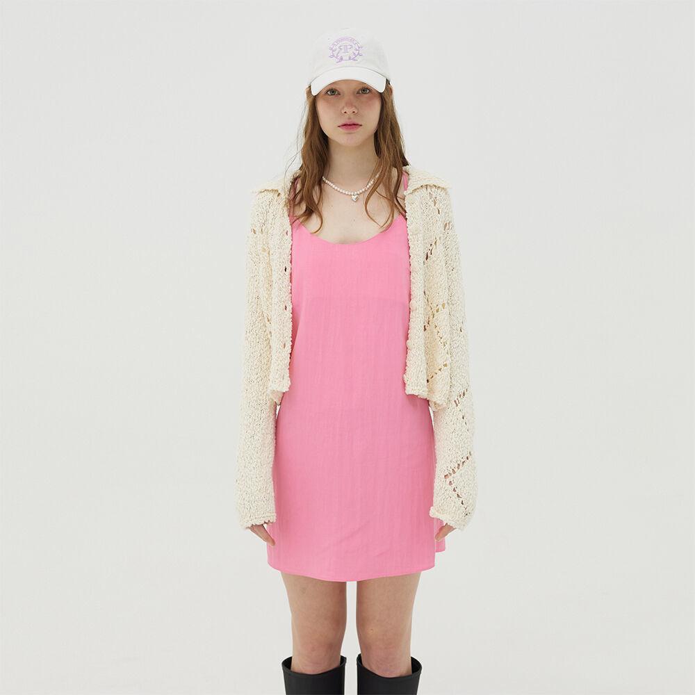 Diamond cotton cardigan_ivory